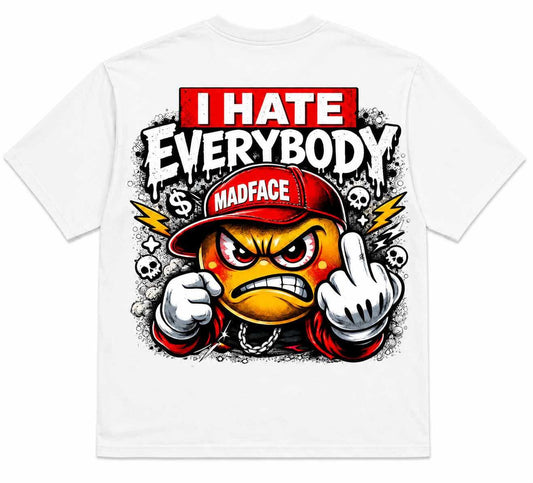 Madface "I Hate Everybody" Heavyweight Graphic T-Shirt