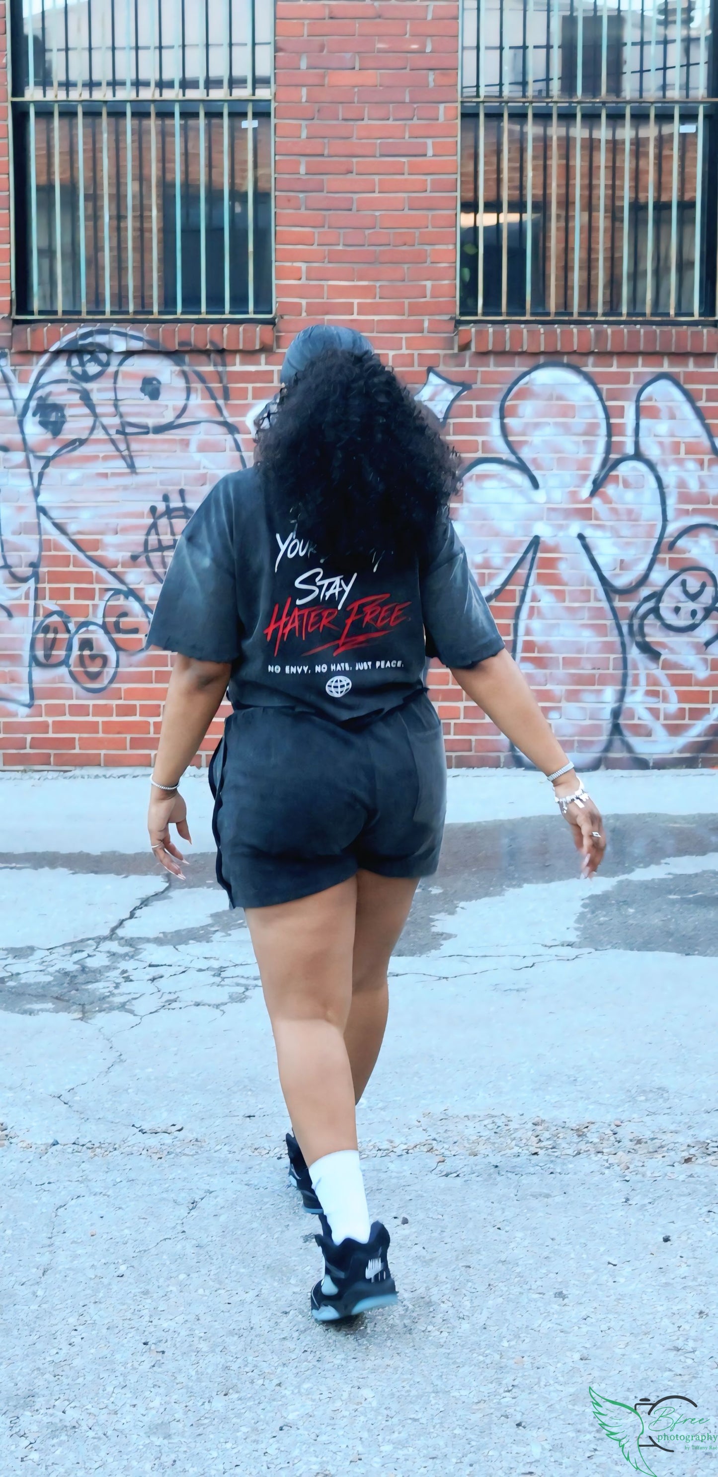 Hater Free Women's Acid Wash Shorts